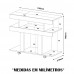 RACK ARTELY GUAIBA AMENDOA / OFF WHITE