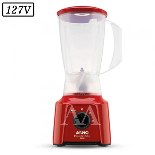 LIQUIDIFICADOR ARNO POWER MIX LQ11 550W 2 VEL 127V VERMELHO