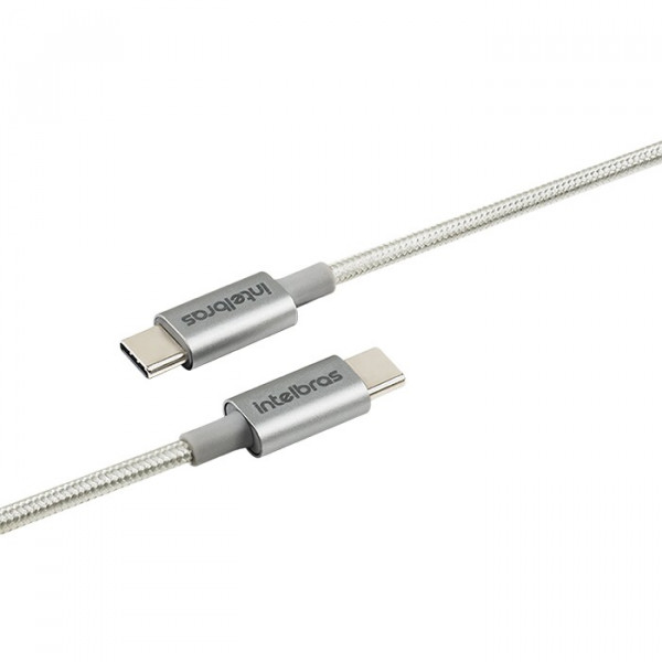 CABO INTELBRAS USB/C 1,5MM NYLON BRANCO EUCC 15NB