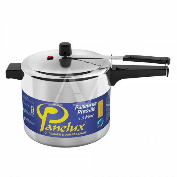 PANELA DE PRESSAO PANELUX 4,5L POLIDA ALUMINIO