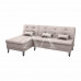 ESTOFADO CAMA MATRIX 2 LUGARES NICE C/ CHAISE LINHO CHUMBO E483