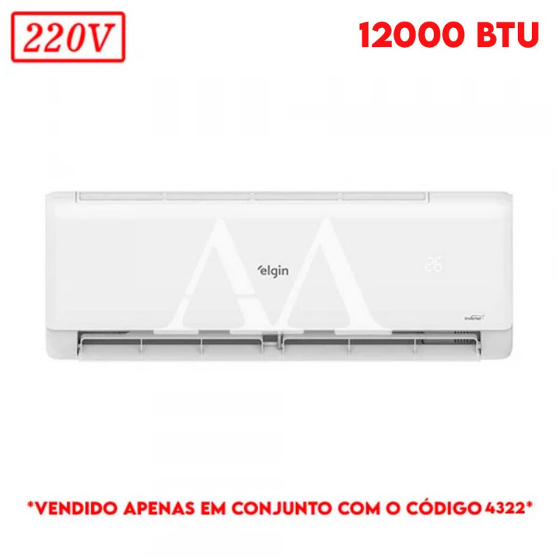 AR CONDICIONADO EVAPORADORA ELGIN SPLIT HIGH WALL ECO INVERTER II C/ WIFI 12000 BTU 220V