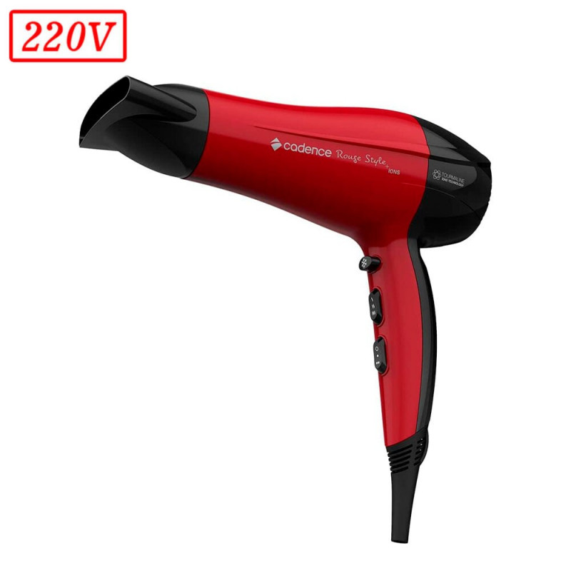 SECADOR DE CABELO CADENCE SEC560 ROUGE STYLE 220V VERMELHO